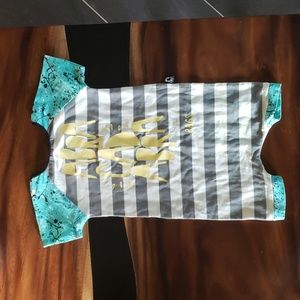 2T Rags to Raches short romper
